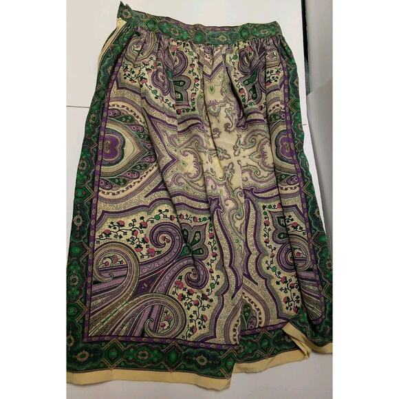 Samuel Robert Bye Peter Hatsi Handrea Multicolor Knee Skirt 10 - Picture 5 of 9